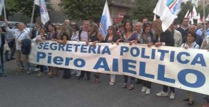 Gruppo Aiello_alla_manifestazione_di_Cosenza