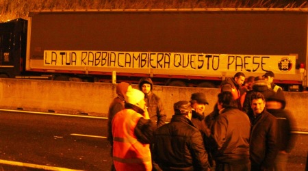 Casapound sostiene lo sciopero degli autotrasportatori