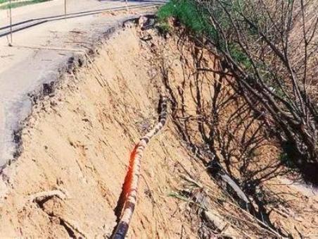 Dissesto idrogeologico: a rischio anche la strada provinciale 56