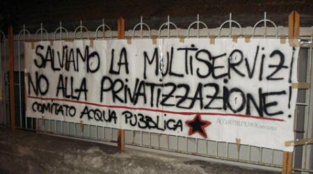 Il comitato lametino Acqua pubblica in difesa della Multiservizi