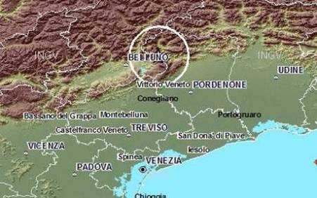 Terremoto del 4.5 sulle Prealpi venete