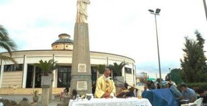 Lamezia Terme_Celebrazione_Messa_davanti_alla_statua