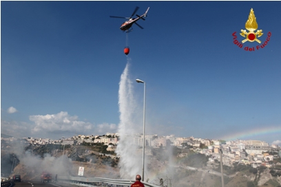 A Catanzaro ancora emergenza incendi – FOTO