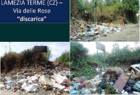 Lamezia, l’associazione “Risveglio ideale” segnala una discarica a cielo aperto in via delle Rose