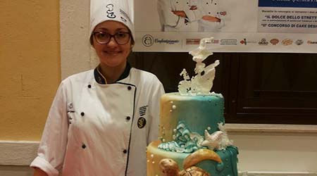 La reggina Claudia Siclari si aggiudica il II Contest di Cake Design Il premio, giunto alla sua seconda edizione, è stato organizzato nell'ambito della XIII Rassegna del dolce Artigianale Reggino