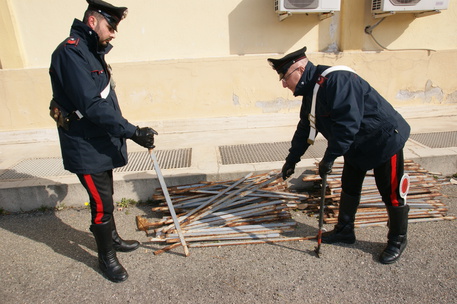 In auto con  850 chilogrammi di ferro rubato, tre arresti Nascondevano in auto oltre trecento barre metalliche rubate alle Ferrovie dello Stato a Cariati. Nicolae Patriu, 61 anni, Liviu Marcel Vaculisteanu (25) e Mirela Buruiana (54) sono stati arrestati e posti ai domiciliari dai carabinieri di Cirò Marina