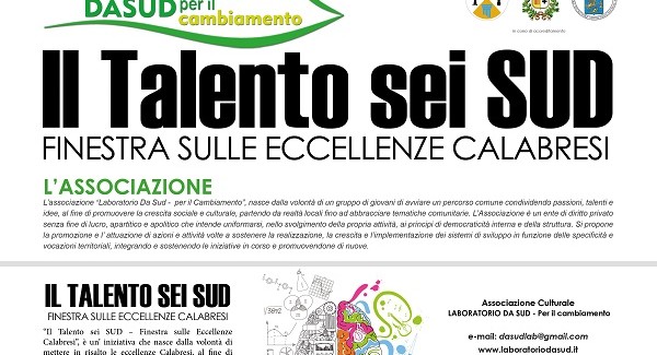 Reggio, tre giornate dedicate alle eccellenze calabresi Formazione, cultura e occupazione saranno i protagonisti dell'evento "Il Talento sei Sud"