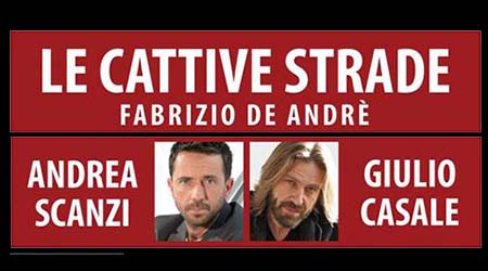 Primo spettacolo di Andrea Scanzi a Cosenza Lo spettacolo intitolato “Le cattive strade” è frutto di un'iniziativa culturale e benefica dei cinquestelle cosentini