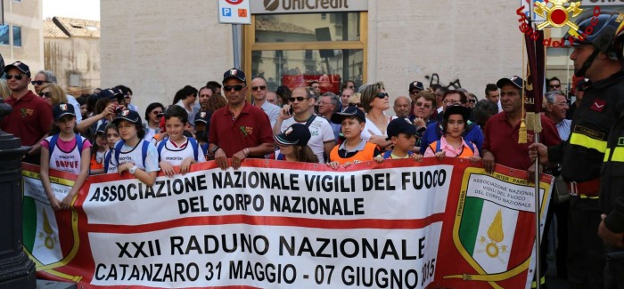 Concluso il XXII raduno dei vigili del fuoco  A Catanzaro 