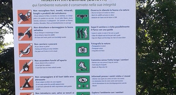 Nessun nuovo divieto nel Parco dell’Aspromonte Nuove tabelle informative sull'area protetta