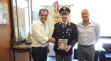 Compartimento Polizia stradale Calabria ha nuovo reggente Teseo De Sanctis ha incontrato stamattina il presidente della Provincia di Catanzaro Enzo Bruno