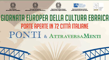 Convegni e visite guidate per riscoprire la cultura ebraica Bova Marina, Cosenza, Reggio Calabria, Santa Maria Del Cedro e Vibo Valentia aderiscono, dal 6 all'8 settembre, alla Giornata Europea della Cultura Ebraica