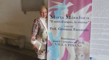 Marta Mànduca al Museo Nazionale Villa Pisani L'artista calabrese ha inaugurato la mostra personale lo scorso 1 settembre