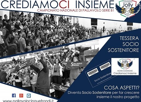 Pallavolo Cinquefrondi lancia tessera socio-sostenitore "Crediamoci insieme" è lo slogan della campagna pubblicitaria