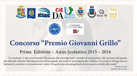 Grande partecipazione al premio “Giovanni Grillo” Sono 63 le scuole calabresi che hanno avanzato la loro candidatura al premio istituito in memoria del militare deportato e ucciso nei campi di concentramento tedeschi