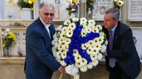 “Giornata del Rikordo dei bambini morti e mai nati” Il Kiwanis Reghion 2007 l'ha celebrata al Cimitero di Condera 