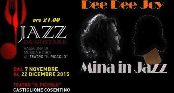 Jazz da gustare: al teatro “Il Piccolo” incontro tra musica e cibo Sabato 28 novembre alle 21 la quarta serata del “Jazz da gustare” che propone artisti di livello elevatissimo. Anche per questa serata due piaceri così intimi ed intensi, la musica jazz e il buon cibo