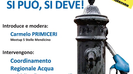 Mendicino, M5s si mobilita per tutela acqua pubblica Privatizzare l’acqua non è una soluzione accettabile dal punto di vista politico