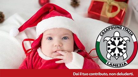 Casapound Lamezia “A Natale regala un Sorriso” Iniziativa solidale di CasaPound Lamezia Terme in sostegno dei bambini poveri e disagiati