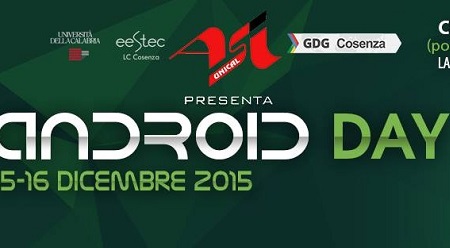 Cosenza, concluso all’Unical l’Android Day Il seminario è stato organizzato da Eestec Lc Cosenza