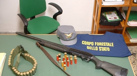 Operazione antibracconaggio a San Luca E' stata portata a termine dagli Uomini del Corpo Forestale dello Stato