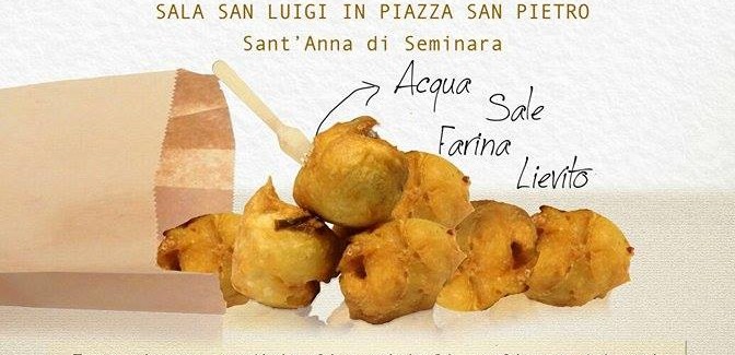 Zeppole solidali a Sant’Anna di Seminara Domenica 20 dicembre alle ore 20,00