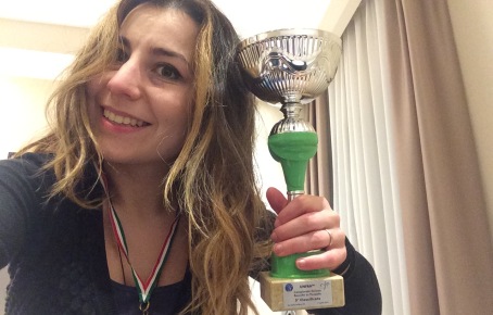 Nadia Mastroieni e… “la corona di capelli” L’HairStylist terranovese si aggiudica il quinto posto nella Coppa Italia