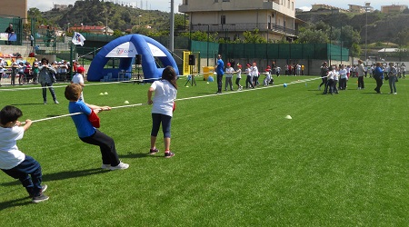 Record di partecipazione alla festa di “Valori in rete” Alunni in campo per la manifestazione promossa dalla Figc Settore Giovanile e Scolastico con il Miur