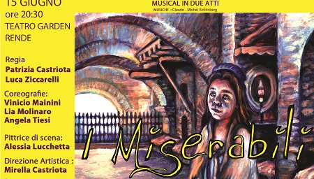 A Rende presentazione spettacolo “I Miserabili” La direzione artistica è di Mirella Castriota e la direzione tecnica è affidata a Gianfranco Mastroianni