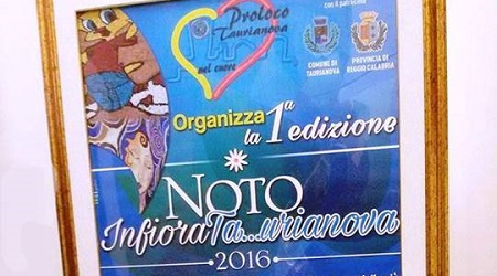 L’infiorata di Taurianova agli Stati Generali della Cultura La locandina dell’evento, che si terrà dal 3 al 5 Giugno, esposta al Palazzo della Cultura di Reggio Calabria