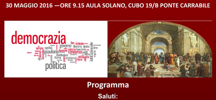 Continuano all’Unical i Dialoghi sulla Democrazia Gli incontri si svolgeranno oggi e domani