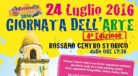 La città di Rossano galleria d’arte a cielo aperto Manifestazione socio-culturale nel centro storico