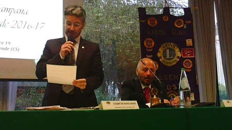 Passaggio di consegne nel Lions club Cosenza host Rinnovo annuale delle cariche per lo storico club cittadino