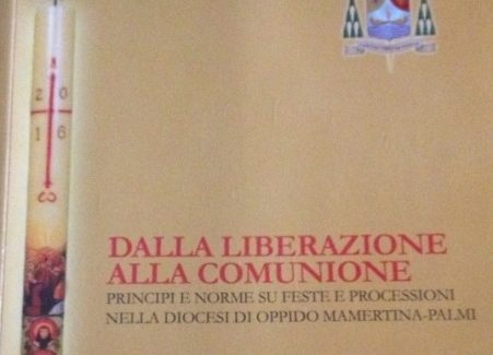 Esce il libro del Vescovo Mons. Francesco Milito Al centro del volume la questione delle processioni sospese