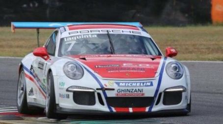 Podio per Simone Iaquinta a Vallelunga Il giovane pilota calabrese ottiene un importante terzo posto nel quinto round di Carrera Cup Italia