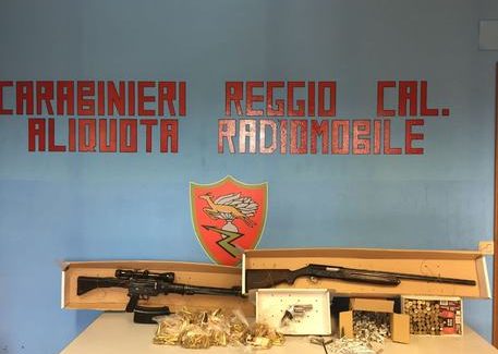 Nascondeva arsenale in casa, arrestato a Reggio Due fucili, pistola e munizioni trovati nella cuccia del cane