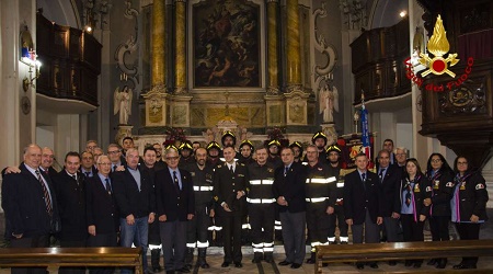 Catanzaro, festeggiamenti in onore di Santa Barbara Celebrata la patrona del Corpo Nazionale dei Vigili del Fuoco