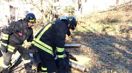 Esplosione di una termostufa nel territorio catanzarese Nessun danno è stato registrato alla struttura portante dell'immobile