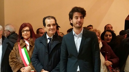 Catanzaro, Enzo Bruno all’inaugurazione di “Mulinum” Plauso al giovane imprenditore Stefano Caccavari