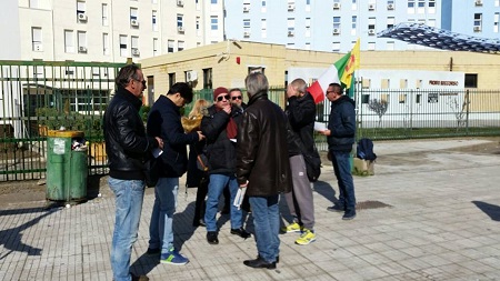 Sanità, concluso presidio “Azione Identitaria” Protesta all’ospedale civile di Crotone