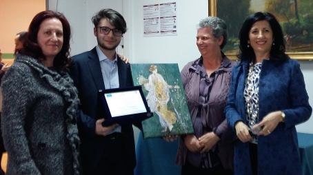 Rocco Catania primo classificato al “Premio Poesia Giovani” Menzione anche per la studentessa Milena Arcuri della IAM