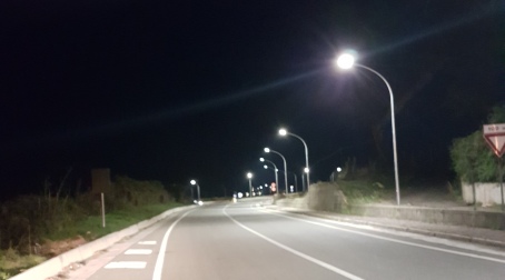 Strada Girifalco-Borgia, nuova illuminazione Resa più sicura l'importante arteria 