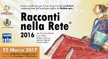 Taurianova, presentazioni antologia “Racconti nella Rete” Due appuntamenti organizzati dalla Consulta delle Associazioni in collaborazione con il Comune di Taurianova