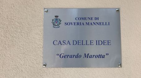 Soveria, la “Casa delle idee” intitolata a Gerardo Marotta Ieri l'inaugurazione