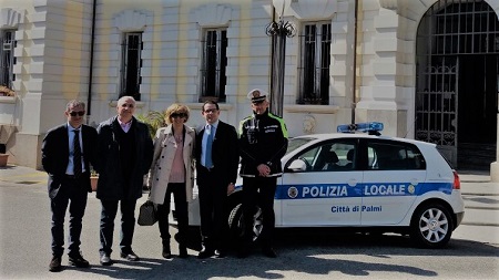 Consegnata a Comune Palmi auto confiscata a malaffare Equipaggiata per uso di Polizia Locale e presidio del territorio