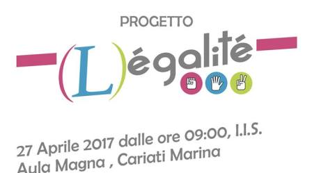 Legalità: a Cariati progetto educativo per i ragazzi Si chiama (L)égalité, prevede workshop, laboratori e un concorso. I vincitori voleranno in Spagna