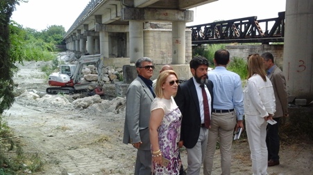 Caulonia, partiti lavori di ripristino del viadotto Allaro Sopralluogo di Anas, Regione e Comuni della Locride