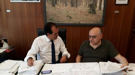 Prevenzione antincendio, riunione tra Bruno e Mariggiò Incontro propedeutico alla firma della convenzione tra Provincia di Catanzaro e “Calabria Verde”