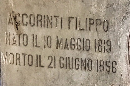 don Filippo ACCORINTI (1819-1896) Altro personaggio de La Spoon River taurianovese del blogger Giovanni Cardona