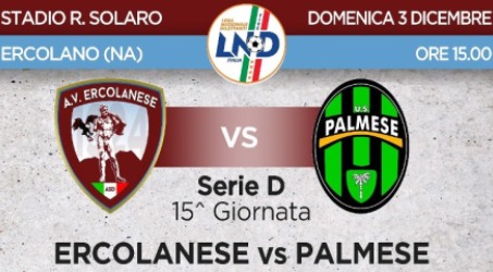 Ercolanese-Palmese sarà diretta dal romano Ubaldi Gara valida per la quindicesima giornata del campionato nazionale di serie D